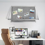 Enclosed Bulletin Board, Outdoor Weatherproof, Display Case Message Board - Image 7