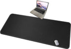 CENNBIE 59" x 27.5" Large Leather Desk Mat, Extended Mega Size Mouse Pad