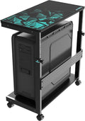 EUREKA ERGONOMIC PC Stand Computer Cart, Height Adjustable Tower Stand 2-Tier by EUREKAERGONOMIC