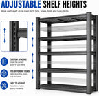 tote storage rack, garage shelving heavy-duty storage bin, side view