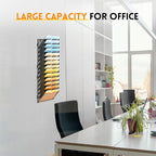 SUPEASY Wall File Organizer Mesh Office Mail Holder, Hanging Wall Organizer - Image 6