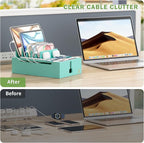 Pezin & Hulin Bamboo Charging Station, Electronic Devices Organizer - Image 3