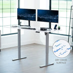 VIVO Electric Dry Erase 71 x 30 in Standing Desk, Memory Height Adjustment - Image 3