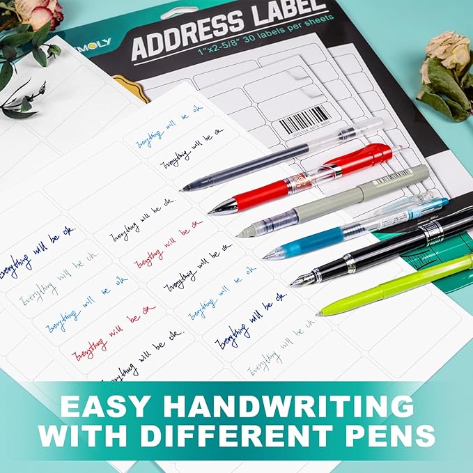 Address Labels 1’’x2-5/8’’ Stikcer Paper 30-UP 250 Sheets - Image 6