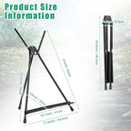 Xinnun 12 Pcs Aluminum 15'' to 21'' High Tabletop Easel Display Adjustable - Image 2