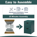 SteeLoong 2 Drawer File Cabinet - Image 7