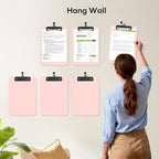 Zoenley A4 Plastic Clipboard Set of 12, 8.5 x 11 Clip Board - Image 5