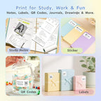 Gloryang JD-23 Sticker Printer, Mini Portable Thermal Printer Print Pod - Image 4