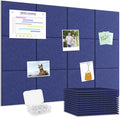 Smarpau Large Cork Board for Walls, 12 Pack Square Bulletin Board, Felt Wall by Smarpau