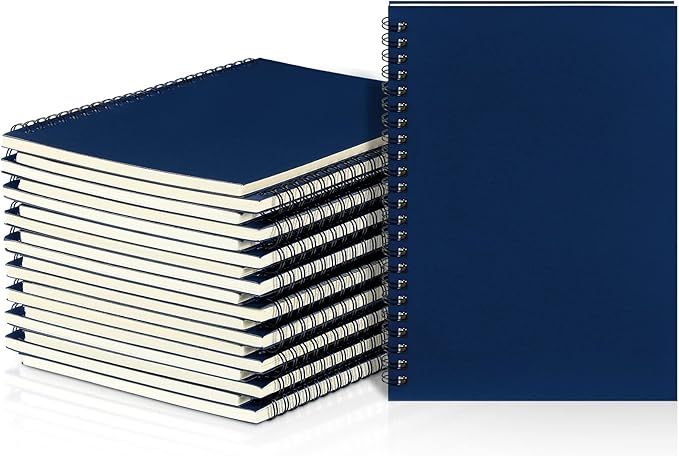 Yahenda 18 Pcs Spiral Notebook Bulk A5 Journal Lined 8.3'' x 5.5'' Writing by Yahenda