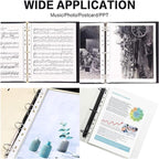Sheet Protectors, HERKKA 800 Pack Heavy Duty Clear Plastic Page Protectors - Image 7