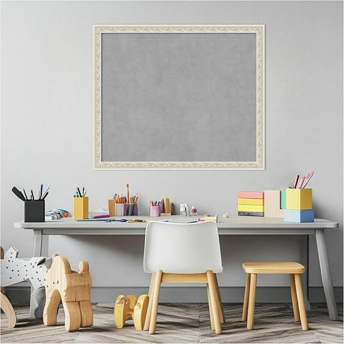 Amanti Art Silver Framed Magnetic Board 22x26 Medium Vision Board - Image 5