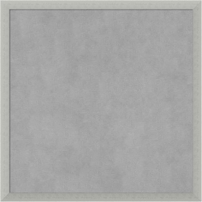 Amanti Art Silver Framed Magnetic Board 22x22 Medium Vision Board by AmantiArt