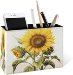 Famame Large Sunflower with Leaves Pencil Holder by Famame