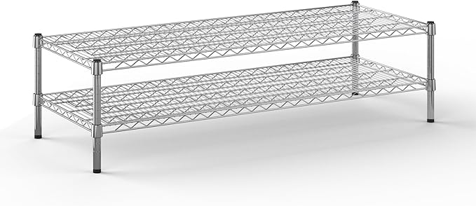 Regal Altair 21" Deep x 54" Wide x 14" Height Wire Shelving Kit | 2-Tier | NSF by Regal+Altair