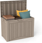 Yardgrace 50 Gallon Deck Box Plus, Outdoor Storage Box Lockable, Waterproof by Unknown