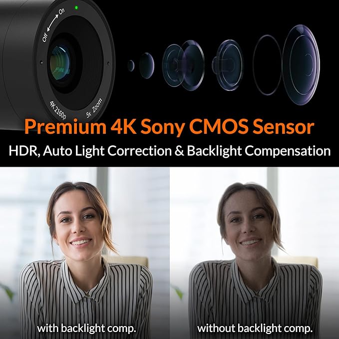 Innex C570 120-Degree Wide Angle Webcam 4K - Image 3