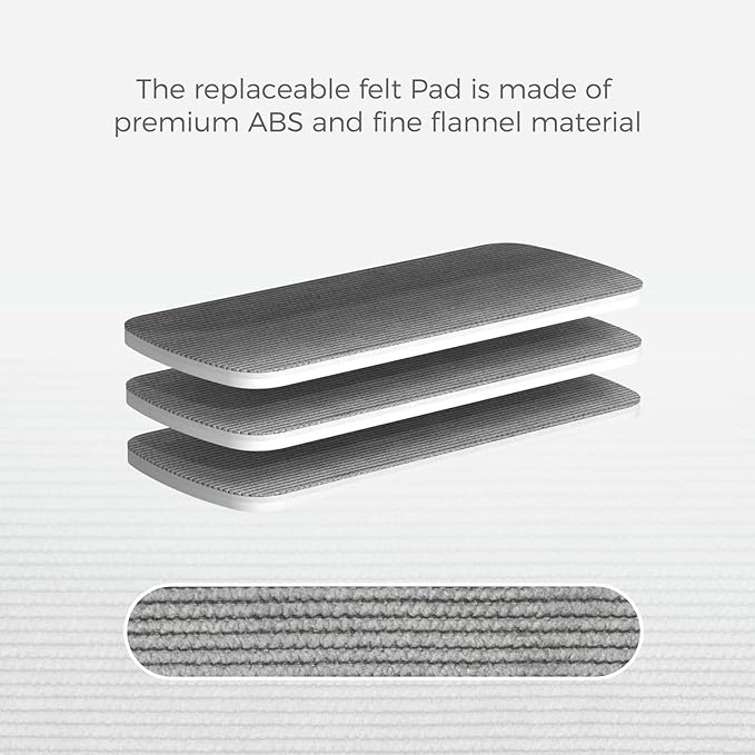 CLICK CLEAN 6-Pack Replaceable Felt Pads, Magnetic Whiteboard Eraser Felt Pads - Image 4