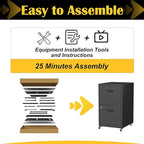 SteeLoong 2 Drawer File Cabinet - Image 6