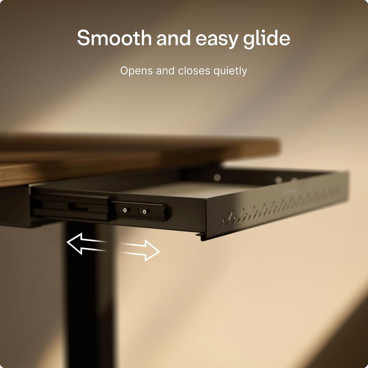 Desktronic Under Desk Drawer — Hidden Under-Desk Storage Organizer, Easy Inst...