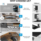 AX WABER Keyboard Tray Under Desk Pull Out - Image 3