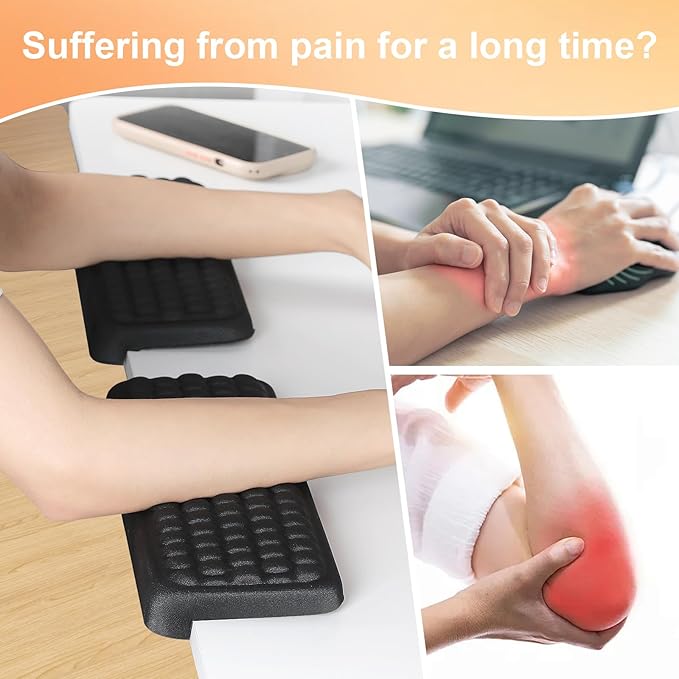 L-Shaped Desk EdgeRest, 2-Piece Set, Desk Elbow Pad, Ergonomic Design, Suitable - Image 2