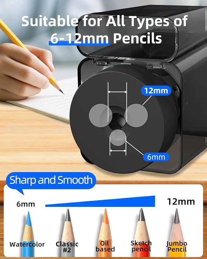 Zmol Full Automatic Electric Pencil Sharpener - Image 4