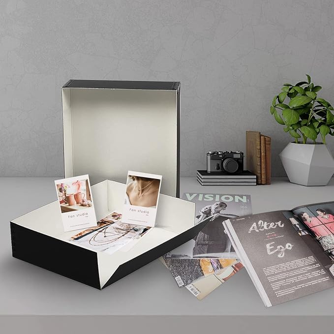 Lineco Museum Archival Storage Box, 9.25x11.75x3 in. Drop Front Design. - Image 7