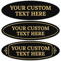 Custom Wall or Door Sign, Personalized Plaque Engraved Message by SigoSigns