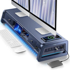 vaydeer all-in-one dual monitor stand riser with 2, main product view