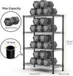 M MZG 1000 lbs Storage Shelving Steel Heavy Duty 4-Tier Utility Shelving Unit - Image 3