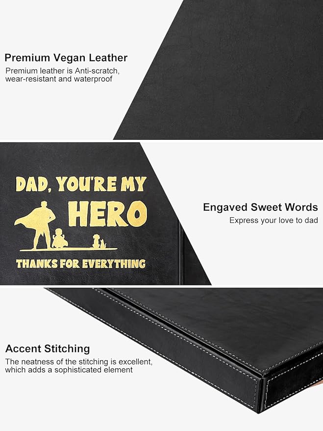 Gifts for Dad Valet Tray, Built-in Wireless Charger, Nightstand Organizer - Image 6