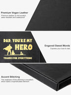 Gifts for Dad Valet Tray, Built-in Wireless Charger, Nightstand Organizer - Image 6