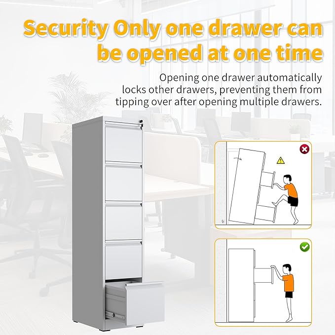 Reegangfa 5 Drawer File Cabinet - Image 7