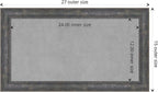 Amanti Art Grey Framed Magnetic Board 15x27 Small Vision Board - Image 4