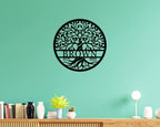 Personalized Tree of Life Metal Wall Sign, Custom Tree of Life Wall Art - Image 3