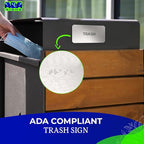 ADASigns Trash Sign 7”x4” - Image 6