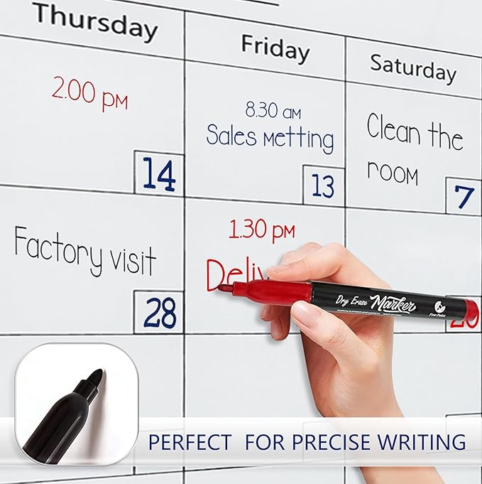 Magnetic Whiteboard Glass Board Yearly Calendar - Image 3
