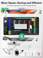 Mouse Pad for Excel/Word/PowerPoint/Windows Shortcut Keys, Desk Pad - Image 4