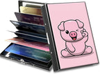 BWEGRHE Slim Credit Card Holder, Aluminum Minimalist Hard Case Pocket-Sized by BWEGRHE