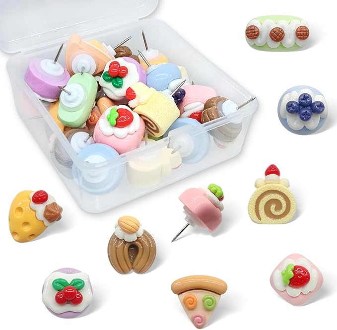 WINFA Push Pins Thumb Tacks for Bulletin Boards Decorative Pushpin for by WINFA