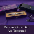 Bond & Regent Silver Chrome & 24 Karat Gold | Certified Luxury Grade Rollerball - Image 2