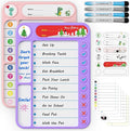 2-Pack Magnetic Chore Chart for Kids, ADHD Task Tracker Easy-Check Routine Dry by LightUpYourCreativity