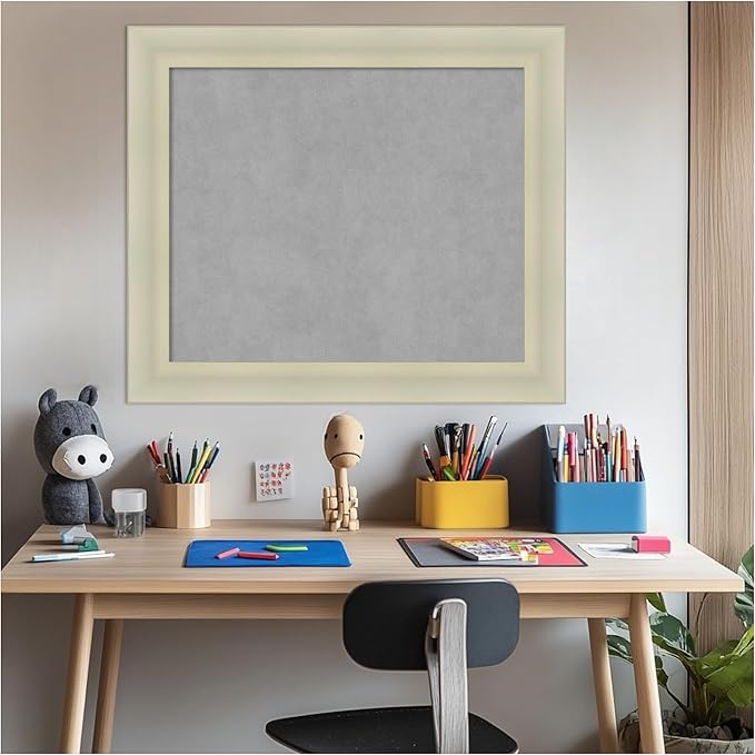 Amanti Art Silver Framed Magnetic Board 25x29 Medium Vision Board - Image 6