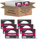 KAISA Lined Index Card 4"x6" Index Cards Flashcards, Heavy Weight Paper Made in by KAISA