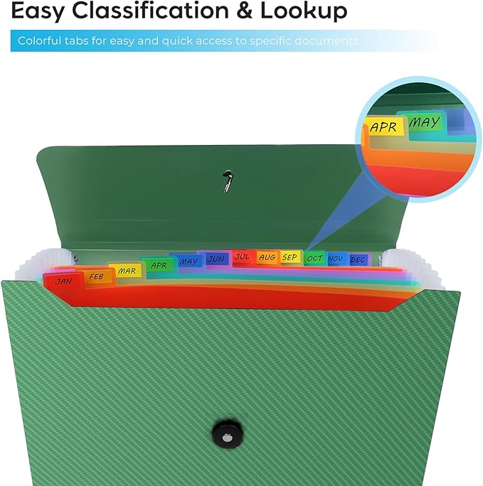 Expanding File Folder, Accordion File Organizer - Image 2