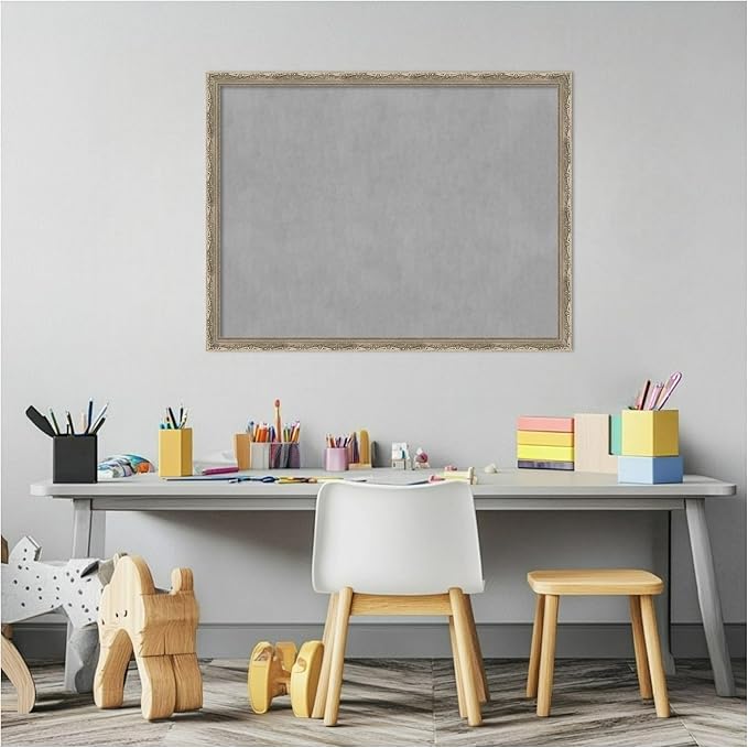 Amanti Art Silver Framed Magnetic Board 20x26 Medium Vision Board - Image 5