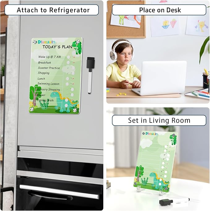 NiHome Acrylic Magnetic To Do List Planning Board - Image 6