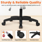 neo chair office desk chair high back mesh showing dimensions