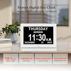 10.1'' Extra Large Digital Clock, 1280*800p HD Display, Dementia Clock - Image 2